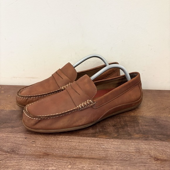 Florsheim Throttle Moc Driving Mens Size 8‎ M Penny Loafers Shoes Brown Driver main image 10